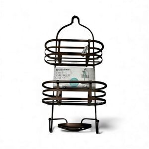 Brookstone -3 Tier Shower Caddy- 100% Rust Free
